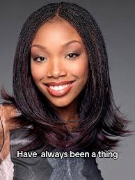 90s Bob Box Braids with Curved Ends