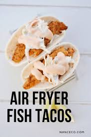 Converting my trusty recipe to use in the air fryer, was a whole other experience. Air Fryer Fish Tacos Come Out Flacky And Crispy Without Having To Spend Much Time In The K Air Fryer Recipes Healthy Air Fryer Fish Air Fryer Recipes Breakfast