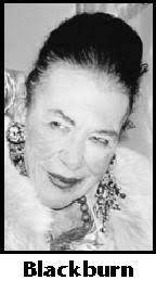 Sarah Blackburn Obituary (2004)