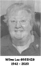 GREENIG, Wilma Lou 1942