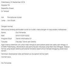 Sebelum membahas lebih lanjut, mari simak uraian singkat dibawah ini sob! Surat Izin Tidak Masuk Kuliah Dari Kantor Python