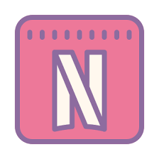 Netflix Icons In Cute Color Style For Graphic Design And User Interfaces In 2020 Ios App Icon Iphone Icon Cute App