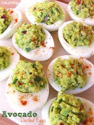 Avocado Deviled Eggs Cakescottage Recipe Avocado Recipes Avocado Deviled Eggs Food