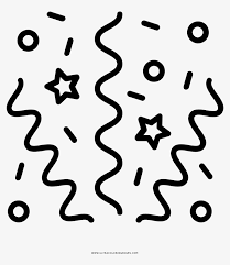 Another bonus, you can get crayons and markers from the dollar store. Streamers Coloring Page Party Png Image Transparent Png Free Download On Seekpng