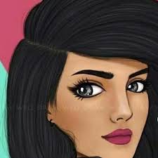 morena menina tumblr desenho morenas rosto