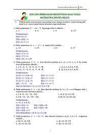 Gunakan algoritma welch powell untuk mewarnai graf di bawah. Contoh Soal Relasi Dan Fungsi Beserta Jawabannya Kelas 8