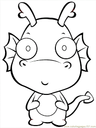 Fun & easy to print. Cartoon Dragon Coloring Pages 307 Free Printable Coloring Pages Coloring Home