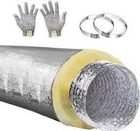 Cuchiilo 4 Inch Insulated Flexible Duct,HVAC Insulation Duct ...