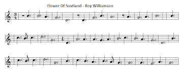 O flower of scotland, when will we see your like again, that fought and died for, your wee bit hill and glen, and stood against him, proud edward's army, and sent him homeward, tae think again. Flower Of Scotland Sheet Music And Tin Whistle Notes Irish Folk Songs