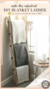 This beginner plan uses simple straight cuts and pocket hole joinery to. How To Make A Diy Blanket Ladder For Cheap Never Skip Brunch By Cara Newhart