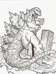 Godzilla Printable Coloring Pages Godzilla Coloring Sheets Free Godzilla Birthday Party Godzilla Birthday Cartoon Coloring Pages