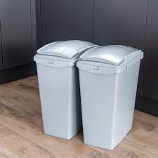 Discover outdoor recycling bins on amazon.com at a great price. Red Green Addis Set Of 3 Recycling 40ltr Waste Utility Bins Blue Black Colour Coded Lids 42 5 X 28 X 56cm