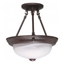 If you are mainly looking for 2020 newest alabaster glass lamp and alabaster glass lamp factory, here you will find all the options. Nuvo 11 Semi Flush Mount Ceiling Light Fixture Old Bronze Alabaster Glass Nuvo 60 208 Homelectrical Com