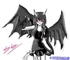 Anime demon wings google search demon drawings angel. How To Draw An Anime Demon Girl Step By Step Anime Females Anime Draw Japanese Anime Draw Manga Free Online Drawing Tutor Drawings Demon Girl Anime Demon