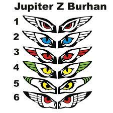 Stiker mata elang buat vega r 2006. Stiker Sticker Mata Elang Lampu Jupiter Z Burhan Geser Foto Untuk Melihat Model Lain Shopee Indonesia