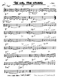 The Girl From Ipanema In 2019 Jazz Songs Sheet Music