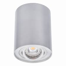 Led deckenstrahler fedler in schwarz gu10 12w 820lm rund. Deckenstrahler Deckenleuchte Aufbau Spot Alu Bord Dlp 50 Al Schwenkbar Inkl Led Leuchtmittel 6w Warm Weiss