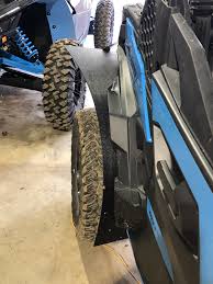 Not enough room to use my straight flare wrenches to access from the fender well and get enough room to turn the fittings or to get enough torque to. Diy Fender Flares Can Am Maverick Forum