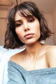 Wispy Bangs Are A Trendy Way To Freshen Up Your Casual Hairstyle Long Hair Styles Thick Hair Styles Short Hair With Bangs
