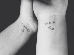 Cute Harrypotter Harrypottertattoos Tattoos Tats Lumos Nox Tattoos For Daughters Lumos Tattoo Matching Harry Potter Tattoos