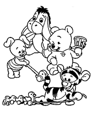 Winnie Pooh Baby Malvorlagen Wand Coloring And Malvorlagan
