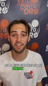 Maxi Sánchez tiene nuevo compañero 🦈 #PremierPadel #Padel #WPT  #WorldPadelTour #PadelVideos #PadelTime #MaxiSanchez