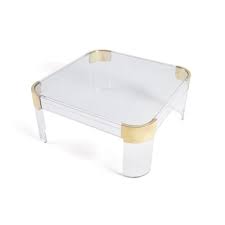 This piece can be ordered in black. 4 Legs Acrylic Coffee Tables At Lowes Com