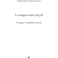 Los alimentos contienen nutrientes esenciales para una funcin metablica. La Milagrosa Dieta Del Ph Pdf 1q7jmojep5qv