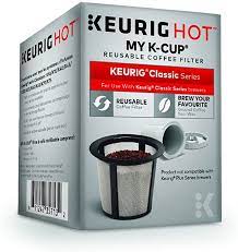 As a regular keurig user and iced coffee fan, it baffles me that i i use vanilla almond milk because it kind of tastes like my starbs order and i feel boujee using almond milk. Amazon Com Keurig My K Cup Universal Reusable K Cup Pod Coffee Filter Compatible With Keurig Classic 1 0 K Cup Pod Coffee Makers 1 Count White Kitchen Dining