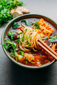 Vegan Kimchi Noodle Soup Full Of Plants Recipe Vegan Kimchi Kimchi Noodles Veggie Soup