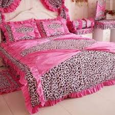 Breathtaking Cheetah Print Room Decor With Various Unique Items Leopard Print Bedding Ruffle Bedding Sets Print Bedding