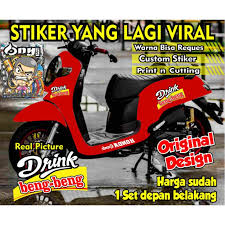 Oleh itu di sini kita menyediakan sedikit 74 modif skotlet scoopy merah putih yang barangkali sedang jos di kalangan anak muda zaman sekarang. Stiker Scoopy Harga Terbaik Aksesoris Sepeda Motor Otomotif Agustus 2021 Shopee Indonesia