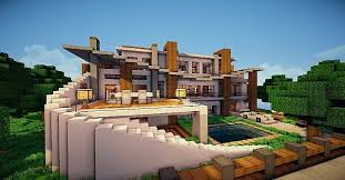 Minecraft is an open sandbox game that serves as a great architecture entry point or simulator. Minecraft Villa Minecraft Villa Minecraft Haus Minecraft Haus Bauplan