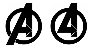 One Small Change To The Avengers Logo Results In The Fantastic Four Logo Fantastic Four Logo Avengers Logo Avengers