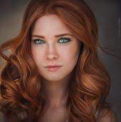 Having reached full natural growth or development: Tanya Red Hair Woman Red Haired Beauty Light Red Hair