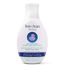 For infant tubs, pour 1 capful into warm bath. Live Clean Baby Calming Bedtime Bubble Bath And Wash 10 Oz Shopglobal24x7