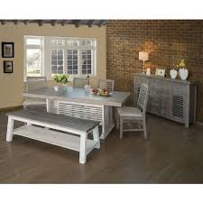 Illustration about modern dining room interior with white walls, a wooden floor and a black table with gray and wooden chairs. Stone Trestle Dining Room Set Off White Gray By Ifd Furniture Furniturepick