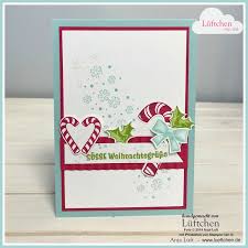 Luftchen Basteln Mit Papier Und Stempeln Basteln Mit Papier Weihnachtskarten Stempeln Karten Basteln