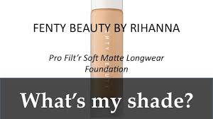 Find Your Shade W New Shades Fenty Beauty Pro Filtr Soft Matte Longwear Foundation