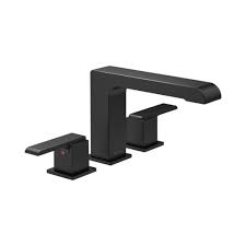 With defined geometric angles and edges, the ara bath collection creates a streamlined look of contemporary elegance. Delta T2767 Ara 3 Hole Roman Tub Trim Matte Black Home Comfort Centre