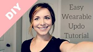 Here are pictures of this year's best haircuts and hairstyles for women with short hair. Diy Simple Updo Tutorial For Short Fine Hair Youtube