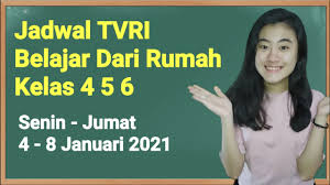Berikut ini jadwal misa pekan suci paskah 2021. Jadwal Tvri Senin Jumat 8 Januari 2021 Kelas 4 5 6 Youtube