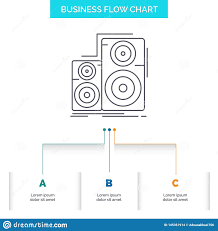 Audio Hifi Monitor Speaker Studio Business Flow Chart