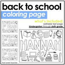 Miller's 5th grade class, is doing a senior citizen christmas gift drive to bless our senior citizens who might be lonely or have no visitors over the holidays. Back To School Coloring Pages Second Grade Worksheets Teaching Resources Tpt