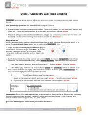 Check spelling or type a new query. Ionic Bonds Gizmo Answers Pdf Ionic Bonds Gizmo Answers If You Ally Habit Such A Referred Ionic Bonds Gizmo Answers Book That Will Manage To Pay For Course Hero
