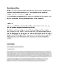 Wir können nicht sicher sagen, wann hiob lebte. Das Volk Israels Abraham Der Patriarch Des Glaubens Dialog Zwischen Abraham Und Gott Referat