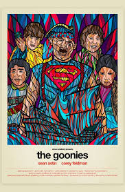 Stained Glass Style Posters For Your Favorite 80s Movies 80s Movie Posters Classic 80s Movies Goonies