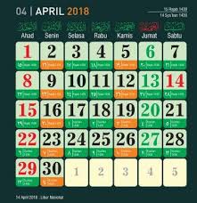 Kalender Dinding 2018 Vector Free Download Pdf Lengkap Jadwal Sholat Desain Kalender
