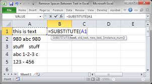 Go to home > find & select > replace or press ctrl + hto open the find & replace dialog box. 3 Methods To Remove Spaces Between Text In Excel Teachexcel Com