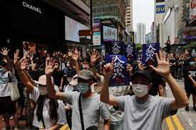 Why are there protests in hong kong? Hong Kong Protests Police Fire Teargas As Thousands Rally Against Beijing S National Security Law Hong Kong The Guardian